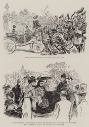 Der Besuch der Königin in South Kensington